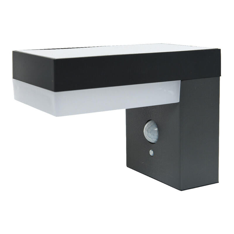 Lampara Pared Solar Con Detector Max 600lm 3200k 10x16,5x13cm Edm