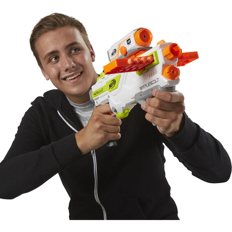 Lanzador Hasbro Nerf N-Strike Elite Modulus Battlescout Ics-10, B1756f030