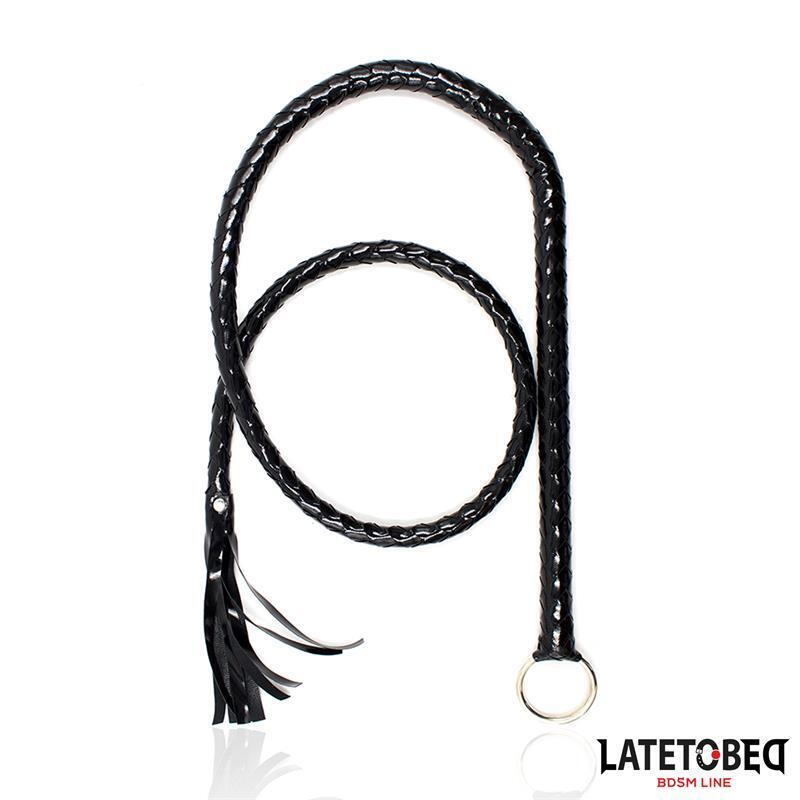 Látigo Negro Brillante 138cm