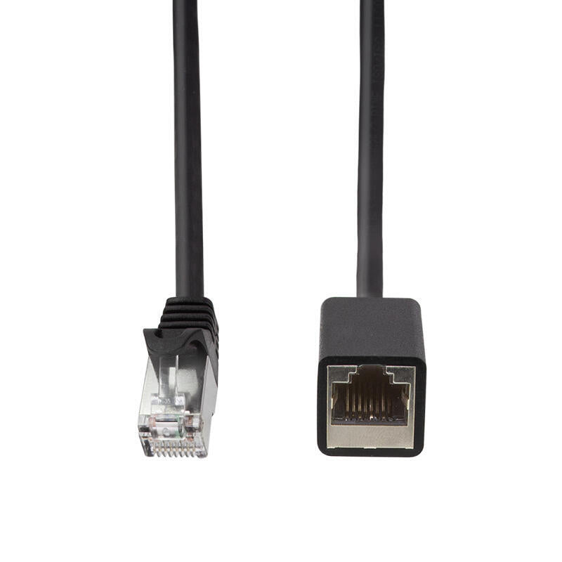 Latiguillo Cat 6a, S/Ftp, 3.00 M, Negro, Macho-Hembra Cu Lszh