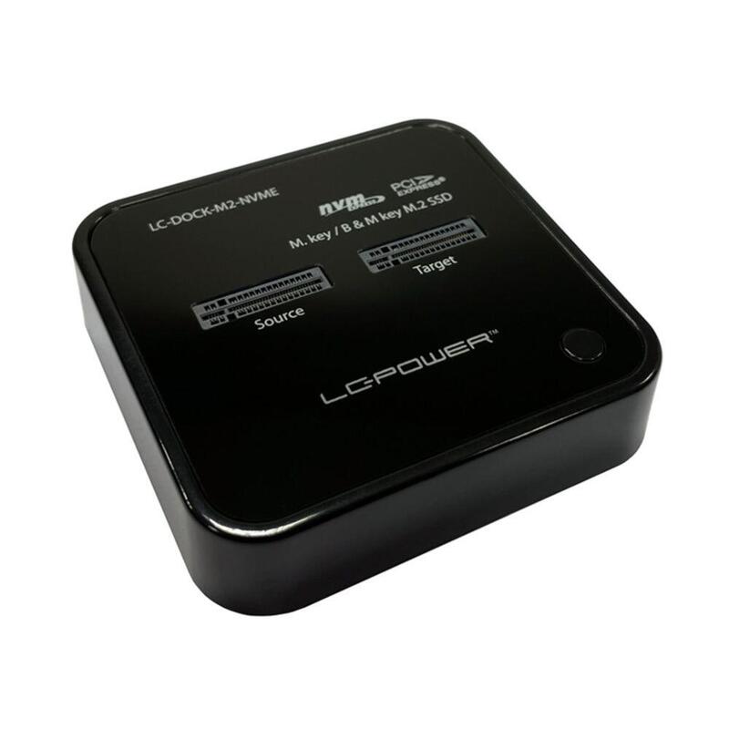 Lc-Power Lc-Dock-M2-Nvme Für 2x Nvme-M.2-Ssd Dockingstation Retail