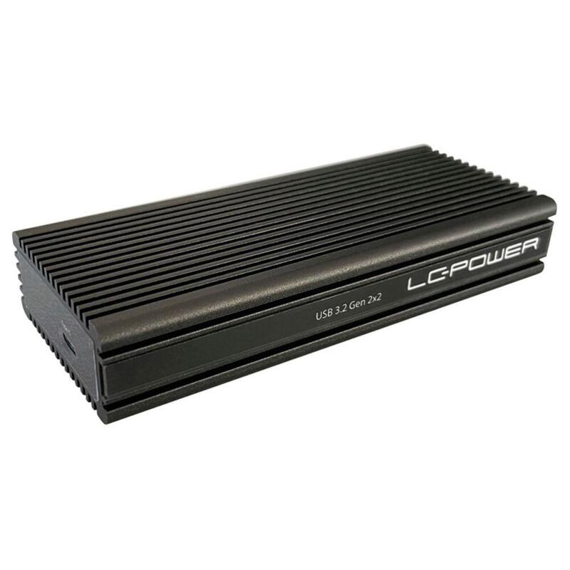 Lc-Power Lc-M2-C-Nvme-2x2-Raid Usb-C-Gehäuse Für Nvme-M.2 Retail