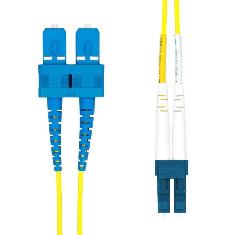 Lc-Sc Upc Os2 Duplex Sm Fiber Cable 12m
