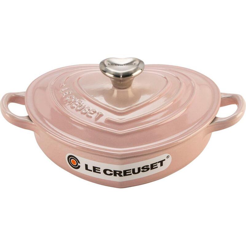 Le Creuset Gourmet Casserole Dish Heart Shaped 20 Cm Pink
