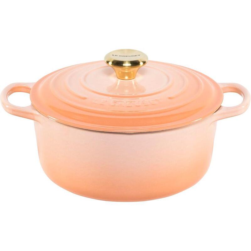 Le Creuset Signature Bräter Rund 24 Cm Peche
