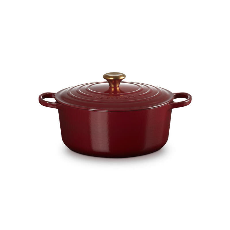 Le Creuset Signature Roaster Round 28cm Rhone (21177289494441)