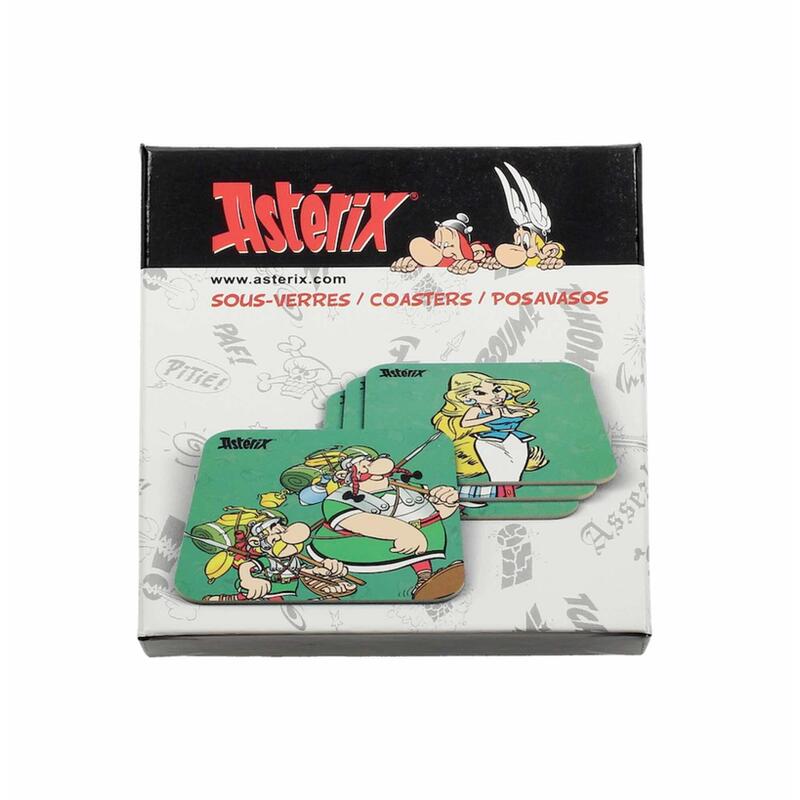 Legionarios Set 6 Posavasos Cuadrados Asterix