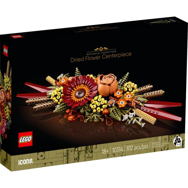 Lego 10314 Iconos Arreglo De Flores Secas 10314