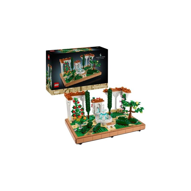 Lego 10359 Icons Jardín De La Fuente, Juguete De Construcción 10359