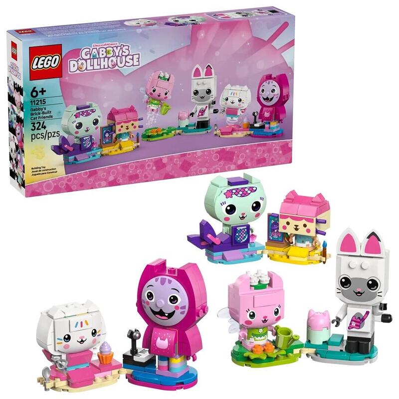 Lego 11215 Gabby'S Dollhouse Gabbys Katzenfreunde Aus Lego Steinen 11215
