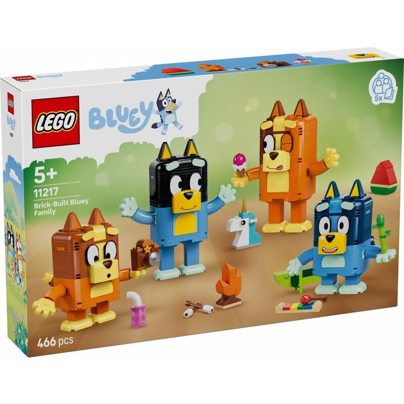 Lego 11217 Bluey Blueys Familie Aus Lego Steinen 11217