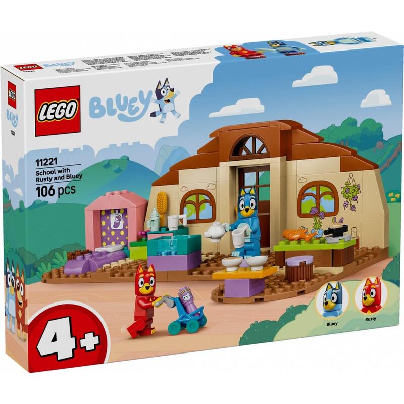 Lego 11221 Bluey Schule Mit Rusty Und Bluey 11221