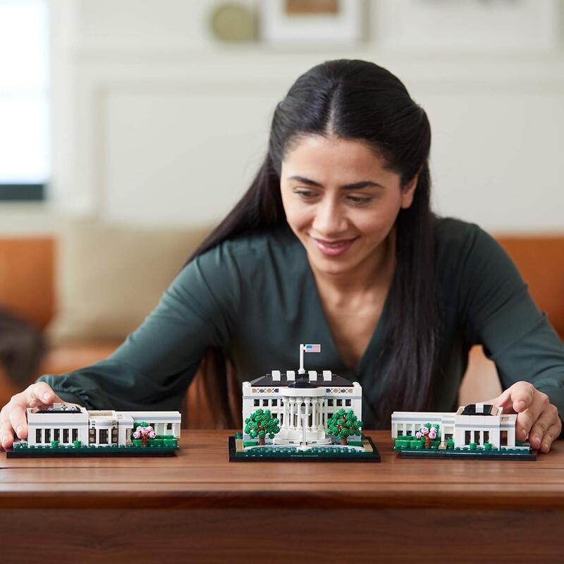 Lego 21054 Architecture La Casa Blanca, Colección Lugares Emblemáticos Para Adultos