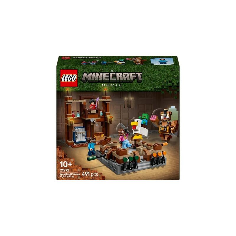 Lego 21272 Minecraft Mansión Forestal Con Ring De Boxeo, Juguete De Construcción 21272