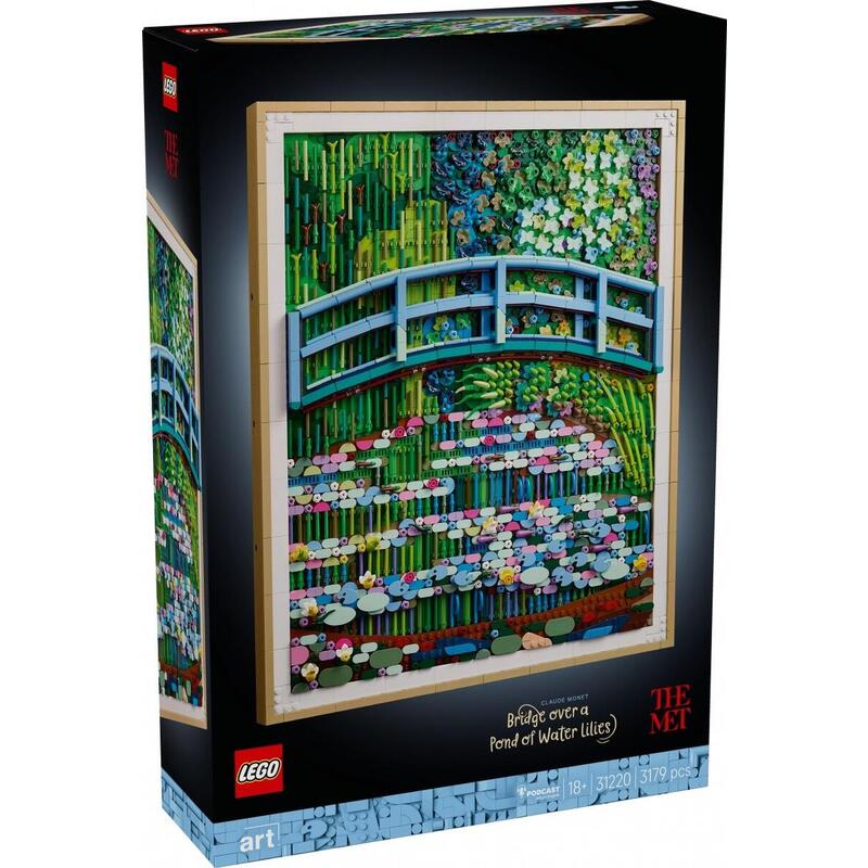 Lego 31220 Arte De Claude Monet - Puente Sobre Un Estanque De Nenúfaros