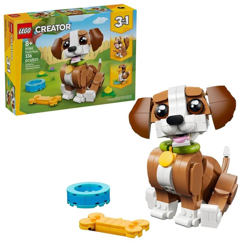 Lego 31382 Creator 3-In-1 Niedliche Tiere: Verspielter Welpe 31382
