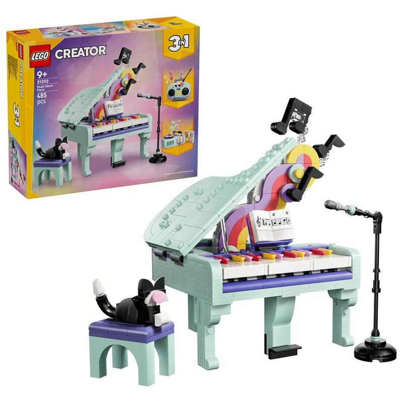 Lego 31392 Creator 3-In-1 Deko-Klavier Mit Katze 31392