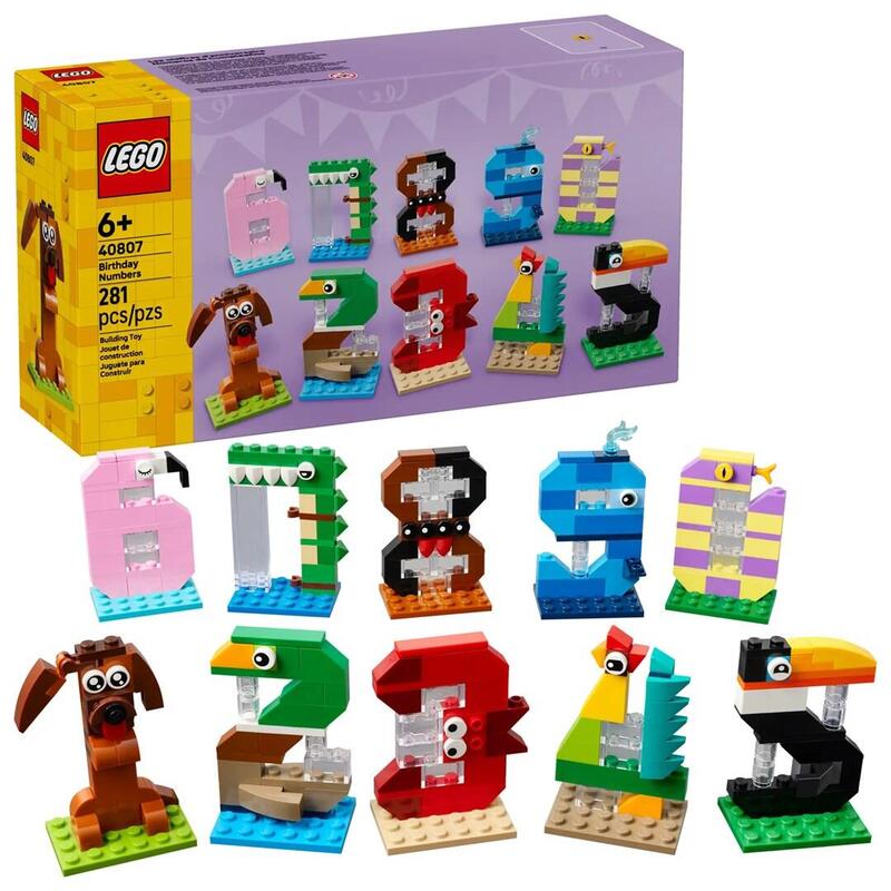 Lego 40807 Geburtstagszahlen 40807