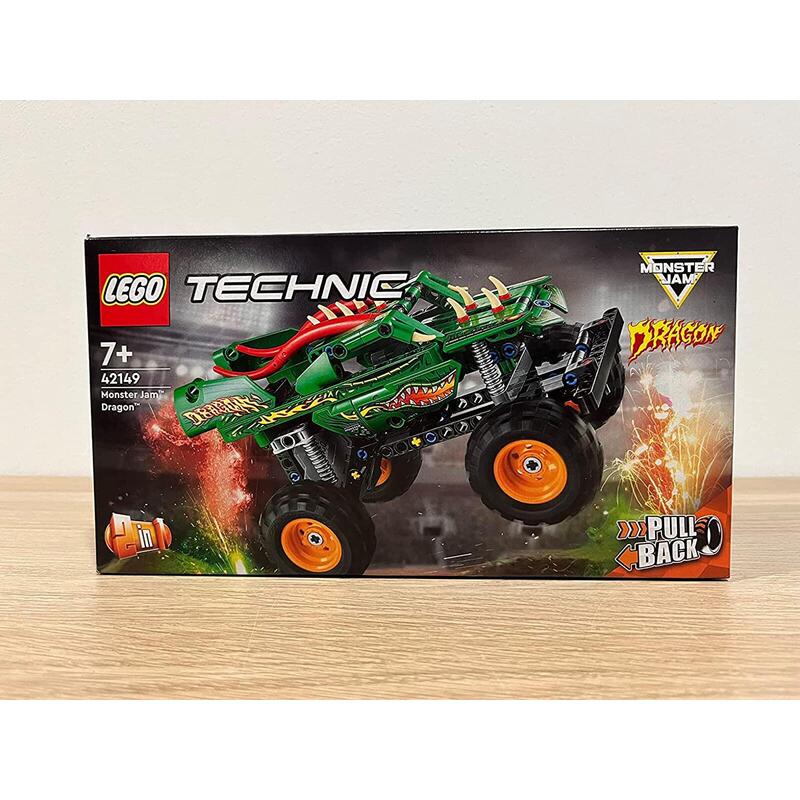 Lego 42149 Technic Monster Jam Dragon, Konstruktionsspielzeug 42149