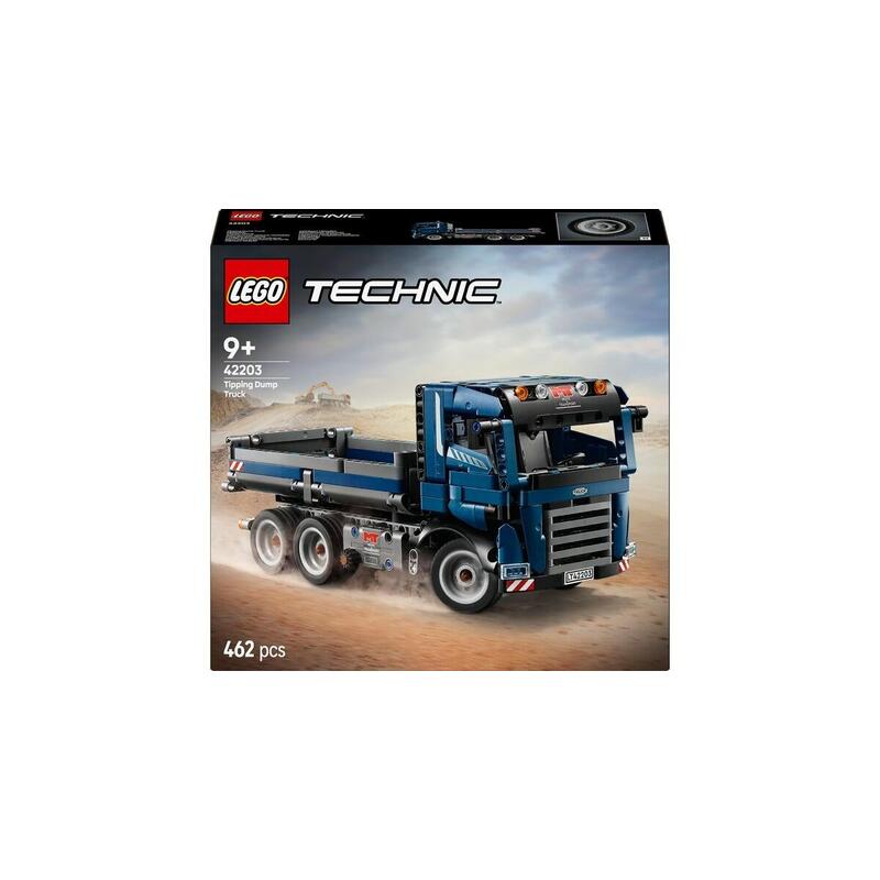 Lego 42203 Technic Volquete Basculante, Vehículo De Obra Y Construcción De Juguete, Azul