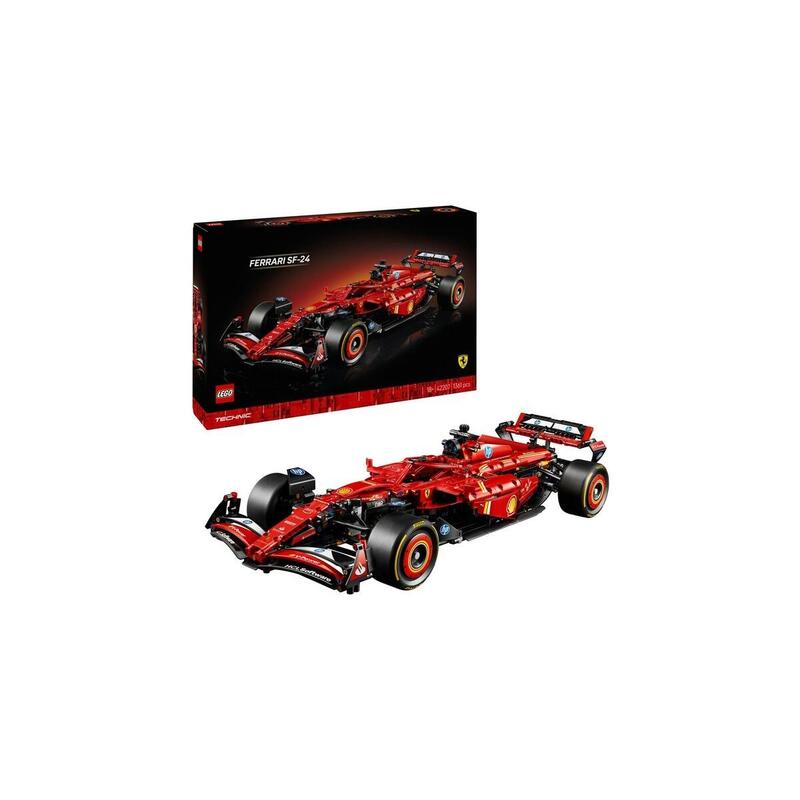 Lego 42207 Technic Ferrari Sf-24 F1 Coche De Carreras, Juguete De Construcción 42207