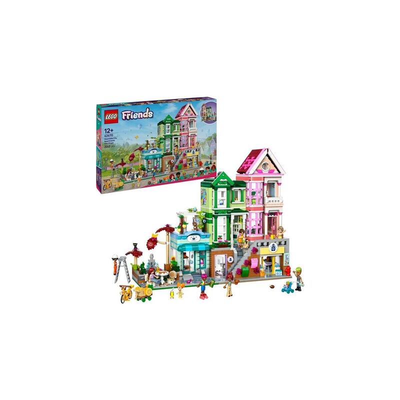 Lego 42670 Friends Calle Residencial Y Comercial De Heartlake City, Juguete De Construcción 42670