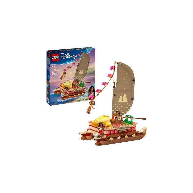 Lego 43270 Disney Princess Balsa De Aventuras De Moana, Juguete De Construcción 43270