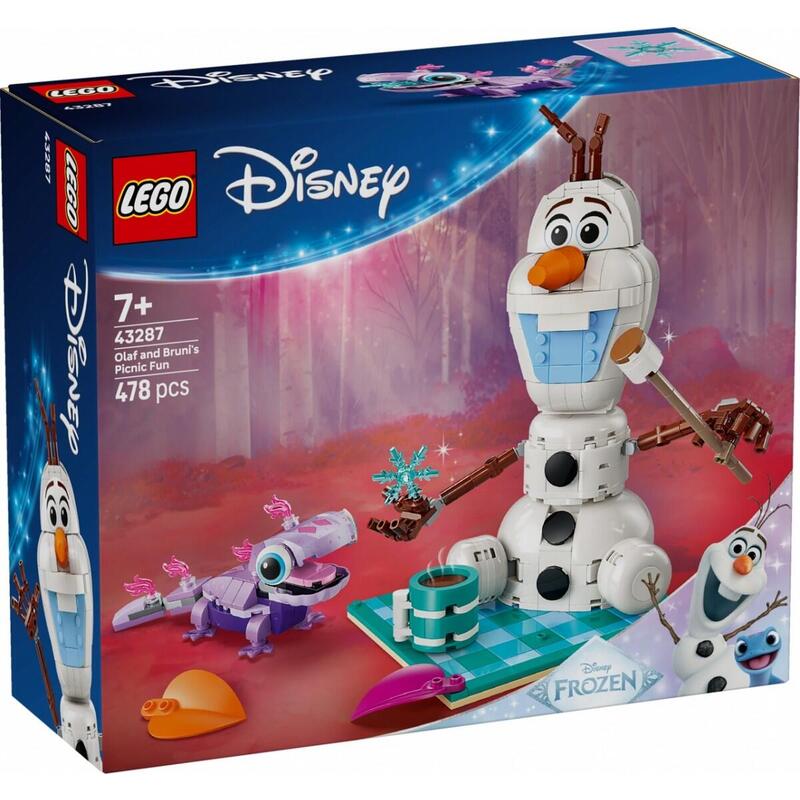 Lego 43287 Disney Princess Picknickspass Mit Olaf Und Bruni 43287