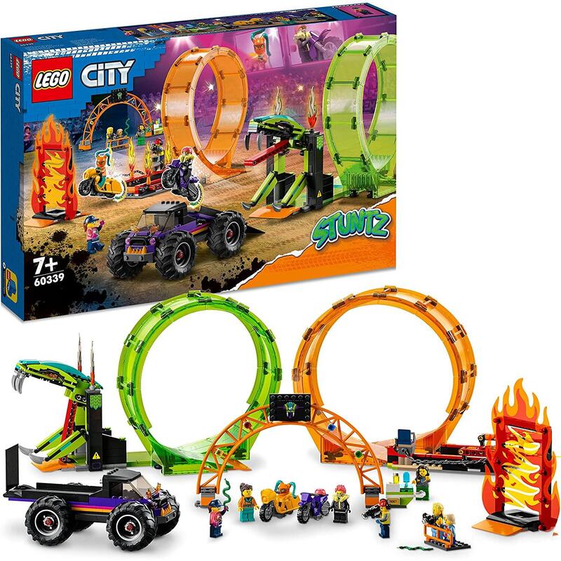 Lego 60339 Pista Acrobática Con Doble Rizo