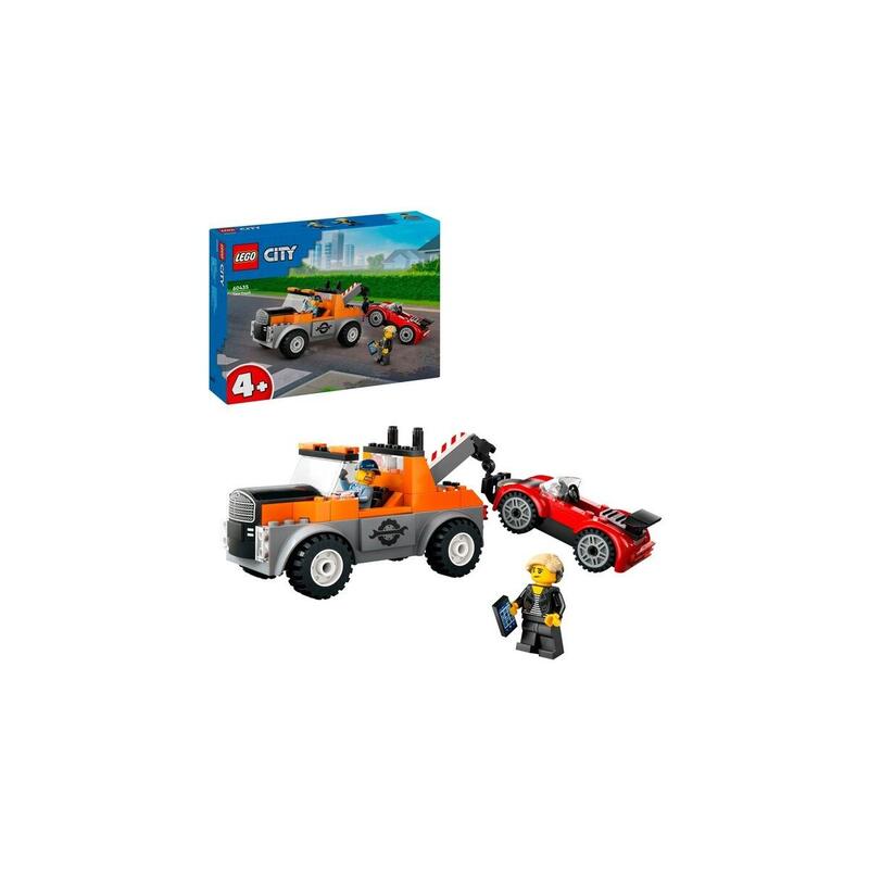 Lego 60435 City Grúa Con Coche Deportivo, 60435
