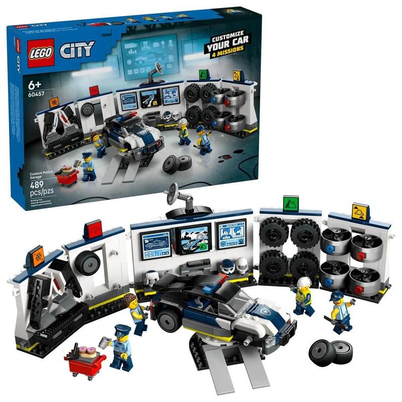 Lego 60457 City Garaje Personalizado Para Coches De Policía