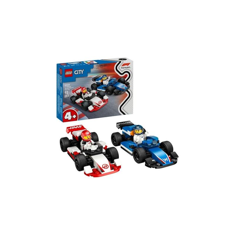Lego 60464 City Coches De Carreras F1 Williams Racing Y Haas F1, Juguete De Construcción 60464