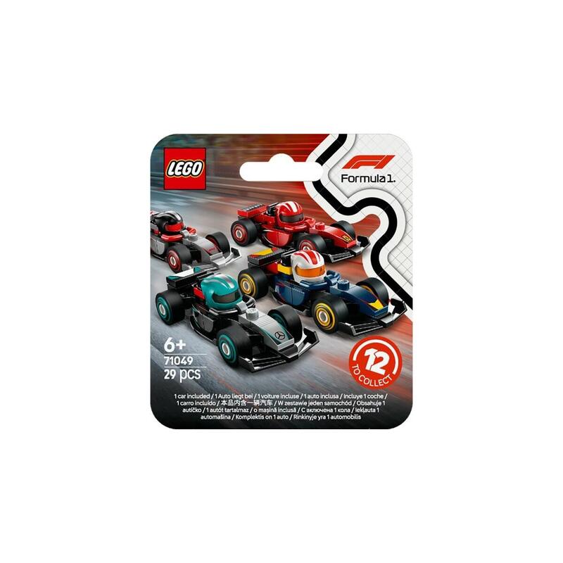 Lego 71049 Minifiguras F1 Coche De Carreras Juguete De Construcción Coleccionable Artículos Surtidos Un Modelo 71049