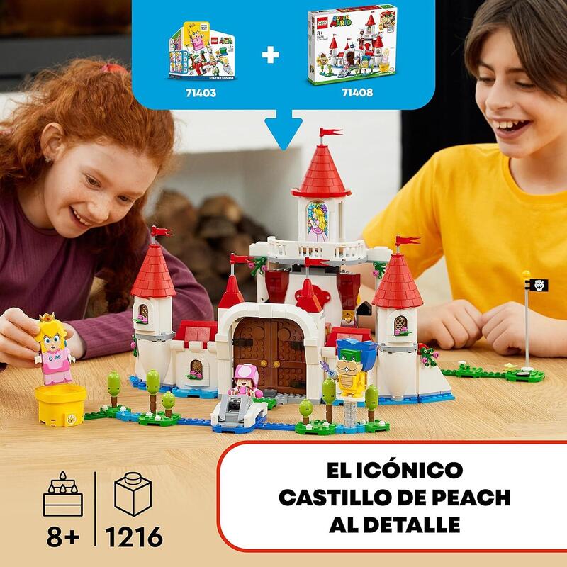 Lego 71408 Super Mario Set De Expansión: Castillo De Peach