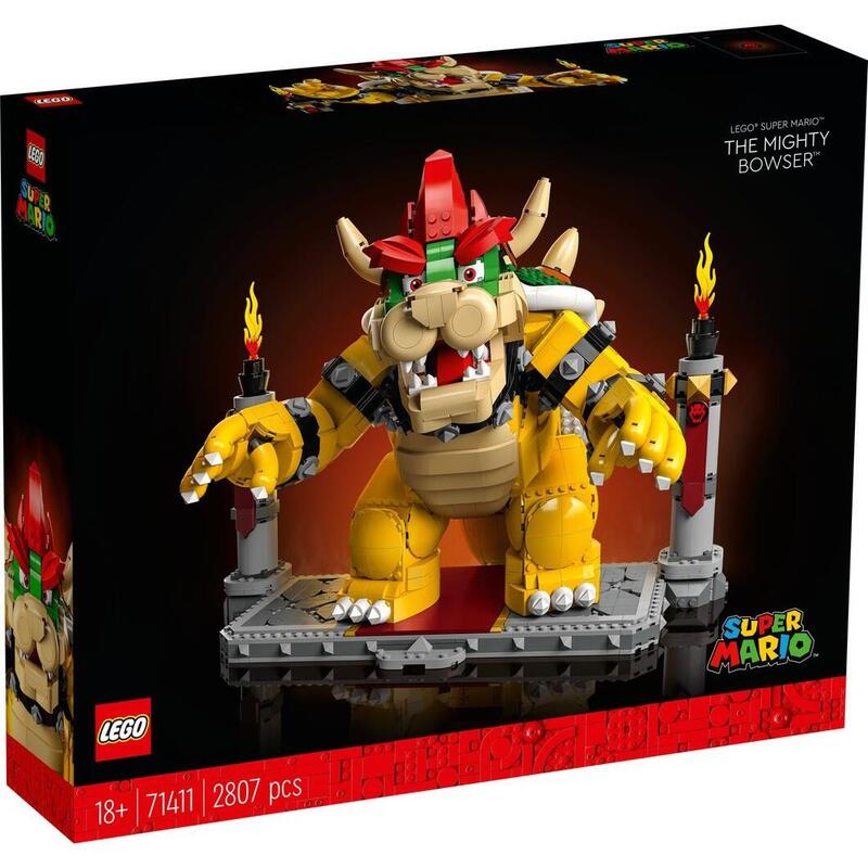 Lego 71411 Super Mario - Der Mächtige Bowser, Konstruktionsspielzeug 71411