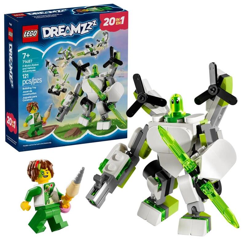 Lego 71487 Dreamzzz Juguete De Construcción: Aventura En Robot Y Vehículo De Z-Blob   71487
