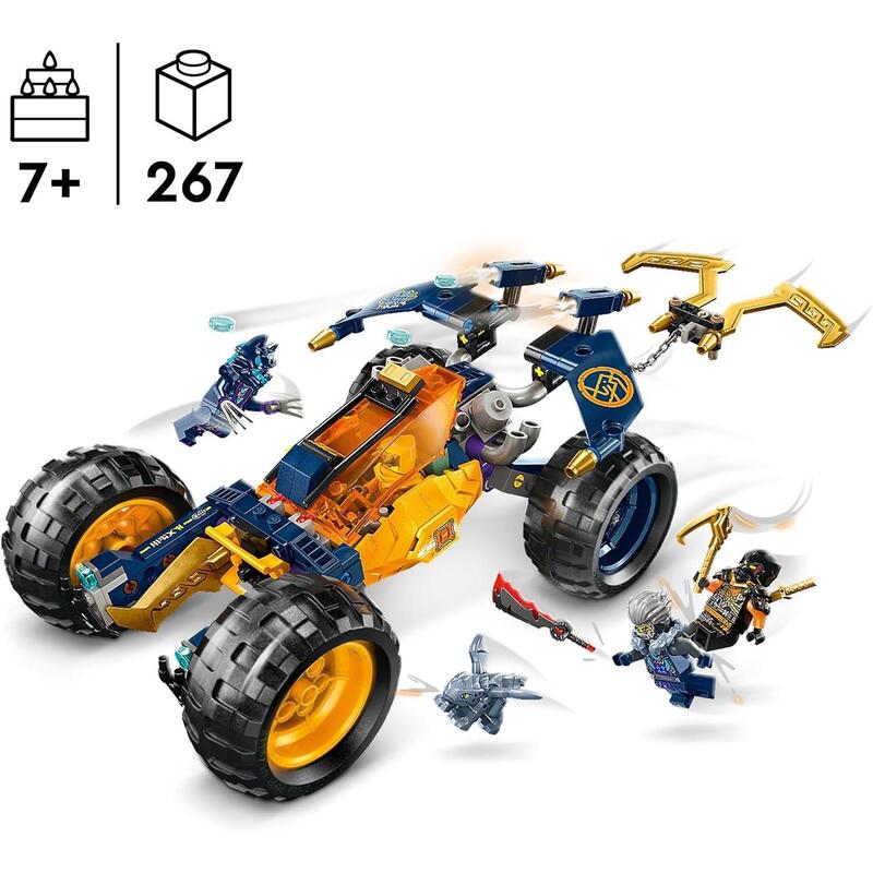 Lego 71811 Ninjago Buggy Todoterreno Ninja De Arin