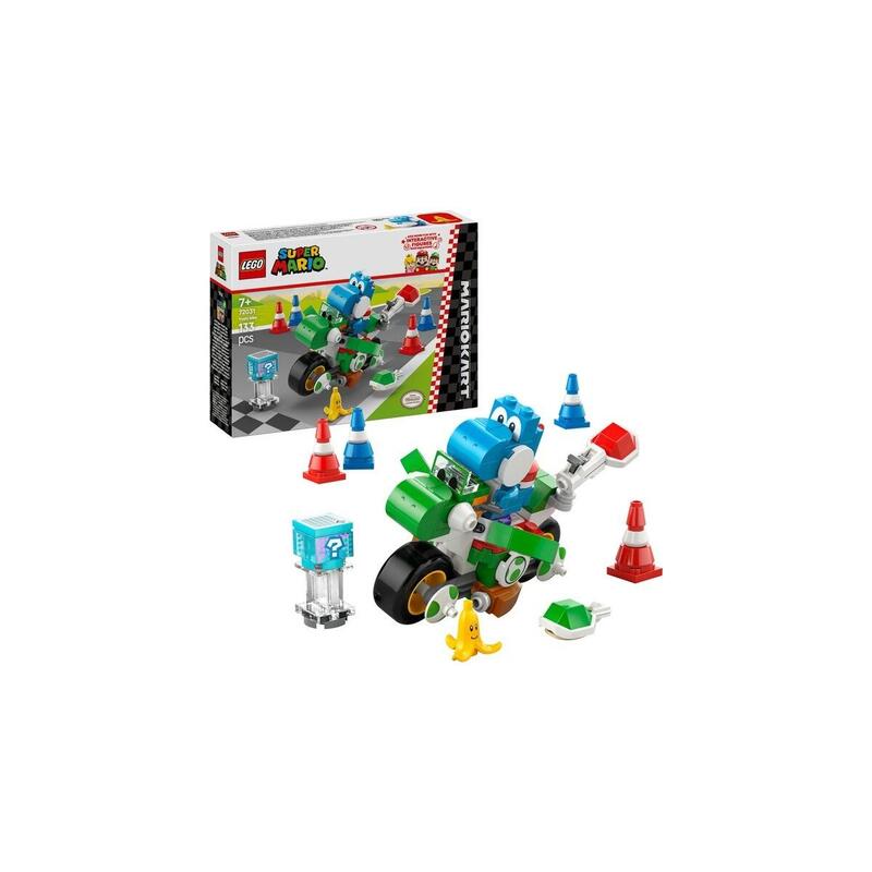 Lego 72031 Super Mario - Mario Kart: Moto Yoshi, Juguete De Construcción 72031
