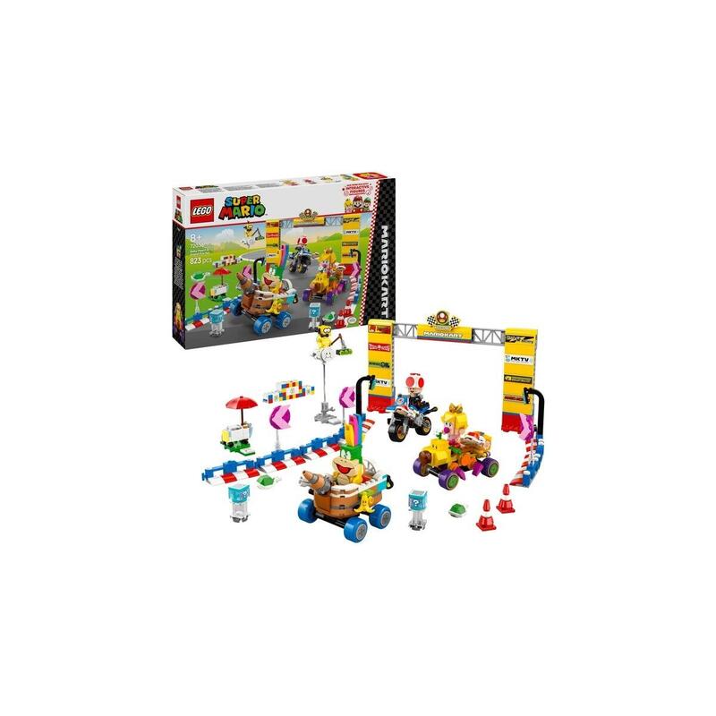 Lego 72036 Super Mario - Mario Kart: Set De Baby Peach Y Grand Pix, Juguete De Construcción 72036