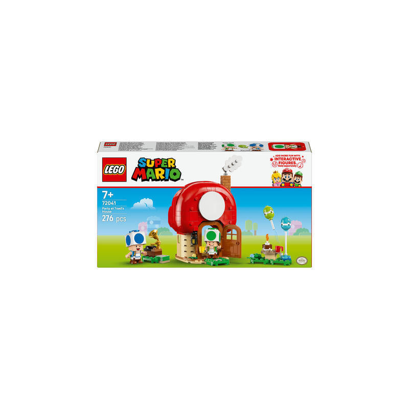 Lego 72041 Super Mario Party En The Toad House, Juguetes De Construcción 72041