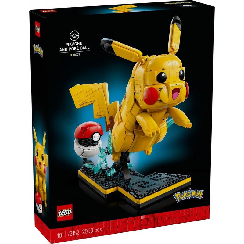 Lego 72152 Pokémon Pikachu Und Pokéball 72152