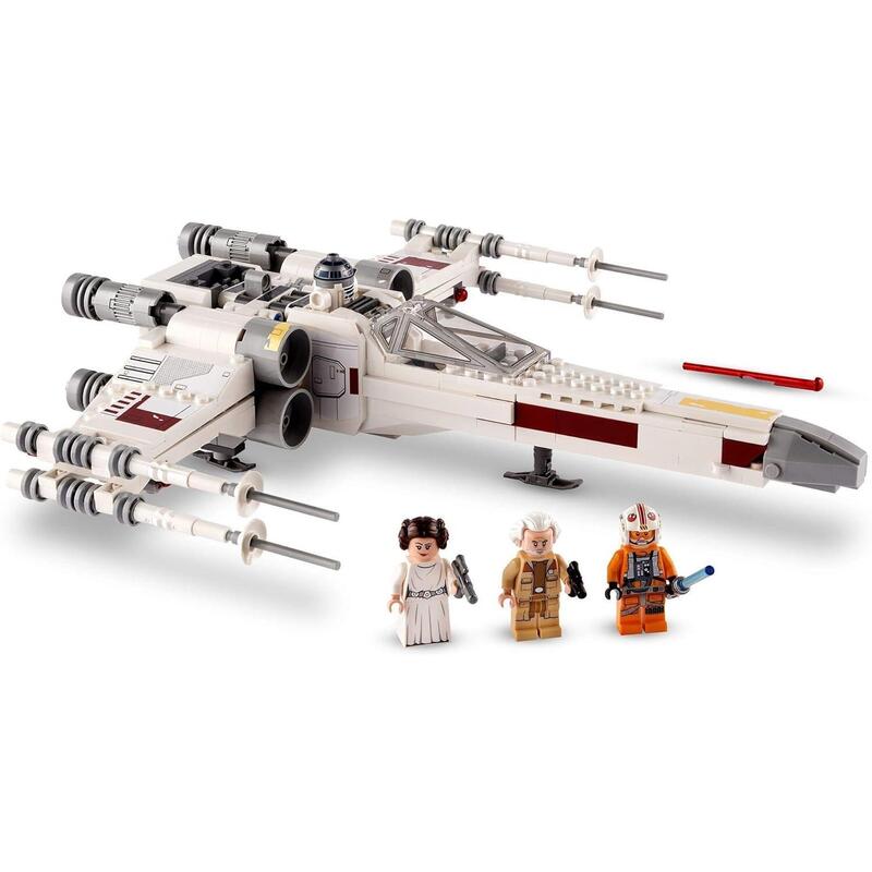 Lego 75301 Star Wars Caza Ala-X De Luke Skywalker, Con Figura De Princesa Leia Y R2-D2 Droide