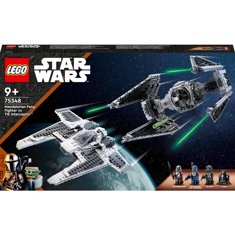 Lego 75348 Star Wars Caza Colmillo Mandaloriano Vs. Interceptor Tie
