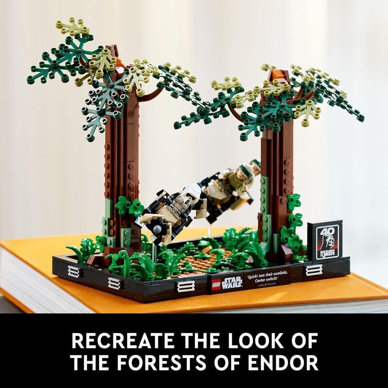 Lego 75353 Star Wars Diorama: Duelo De Speeders En Endor