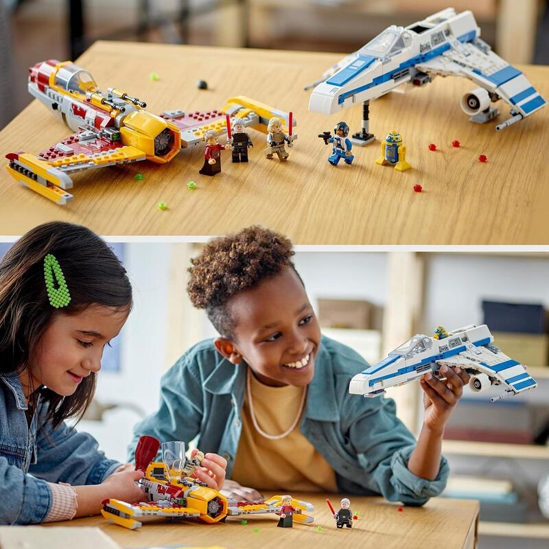 Lego 75364 Star Wars Ala-E De La Nueva República Vs. Caza Estelar De Shin Hati