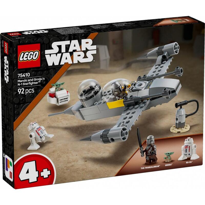Lego 75410 Star Wars Mandos Y Grogus N-1 Starfighter, Juguete De Construcción 75410