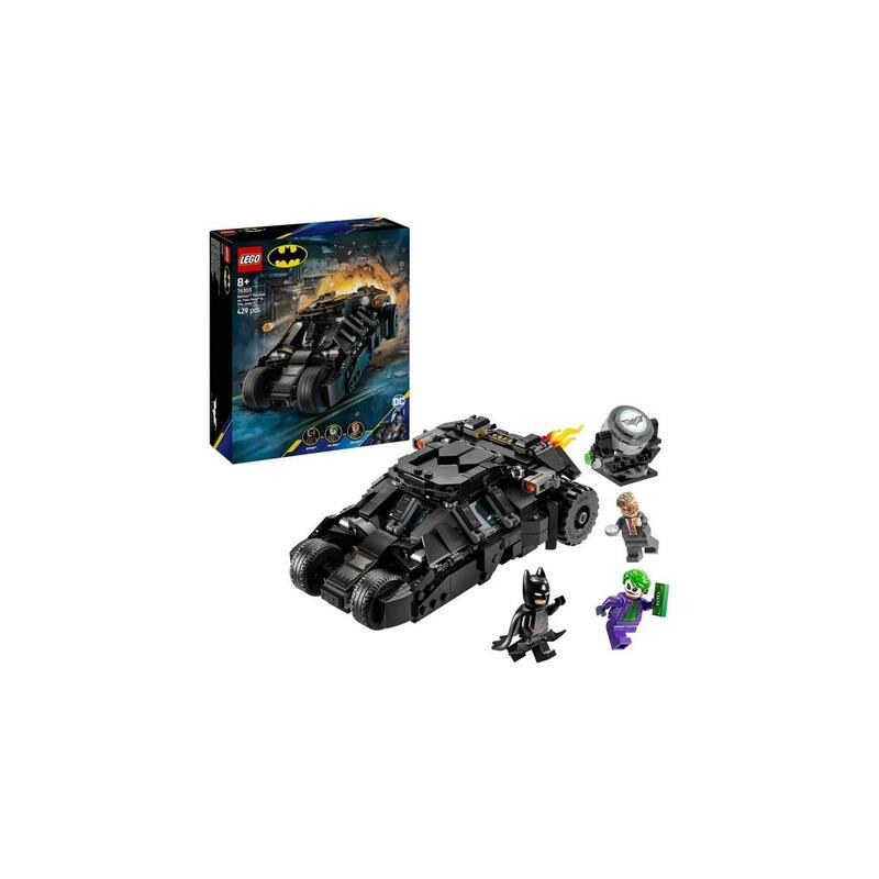 Lego 76303 Dc Super Heroes Batman Tumbler Vs. Dos Caras Y El Joker, Juguete De Construcción 76303