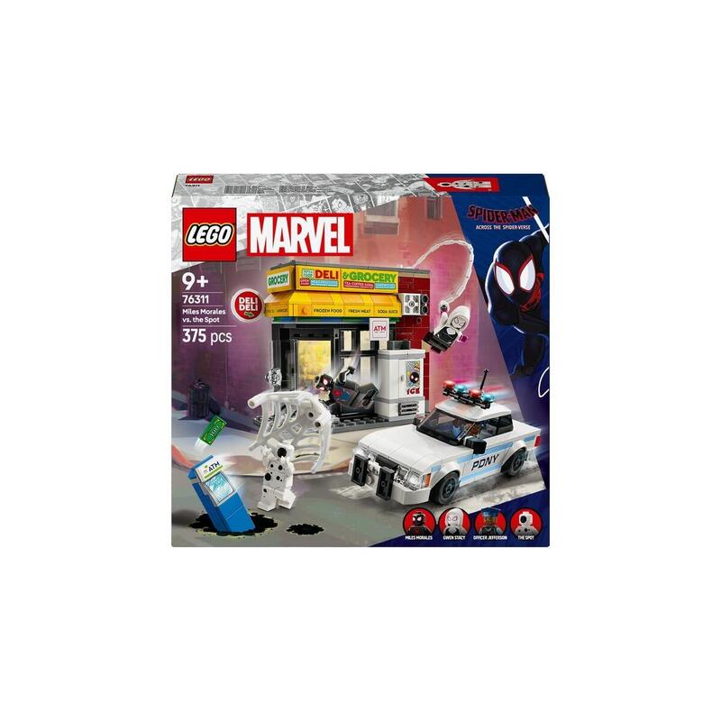 Lego 76311 Marvel Super Heroes Spider-Verse: Miles Morales Vs Spot, Juguete De Construcción 76311