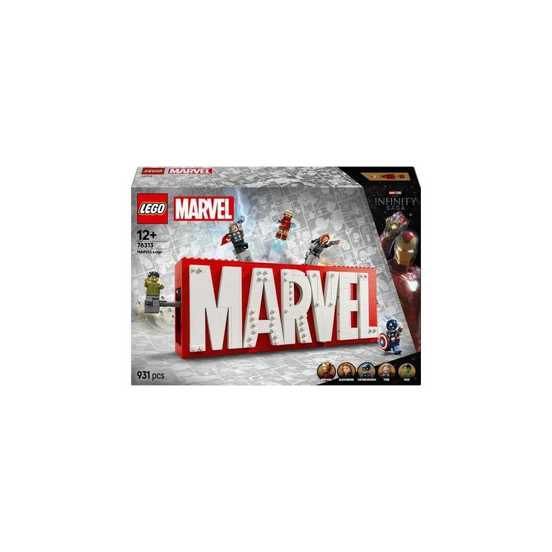 Lego 76313 Juguete De Construcción Con Logotipo Y Minifiguras De Marvel 76313