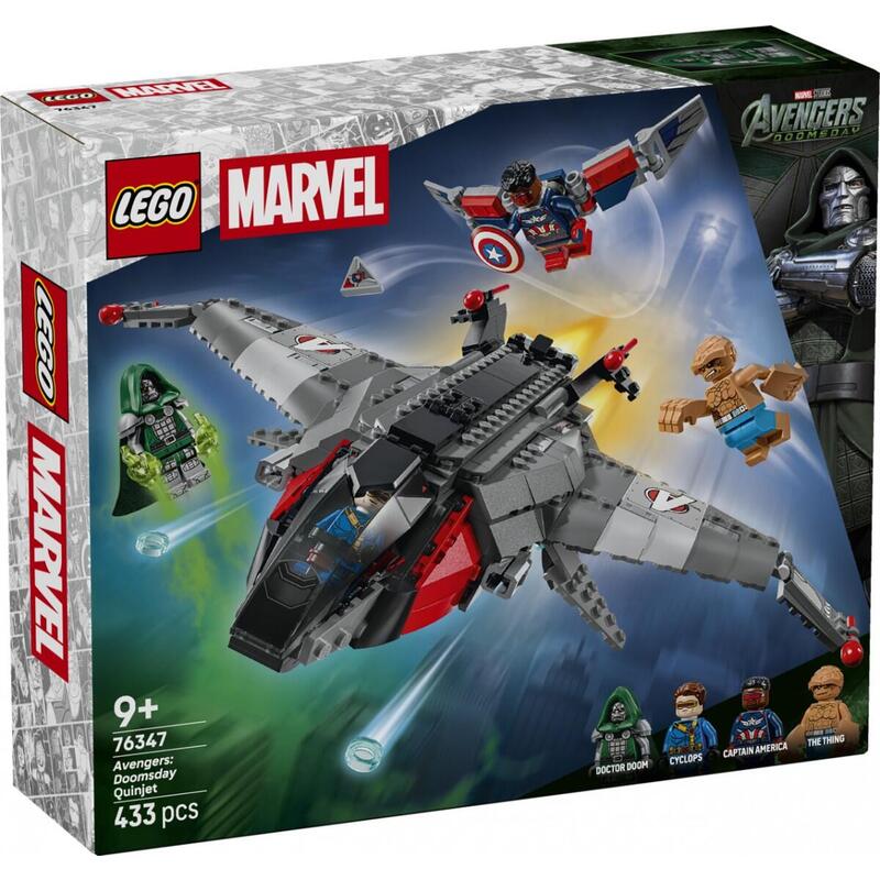 Lego 76347 Marvel Super Herores Avengers: Doomsday Quinjet 76347